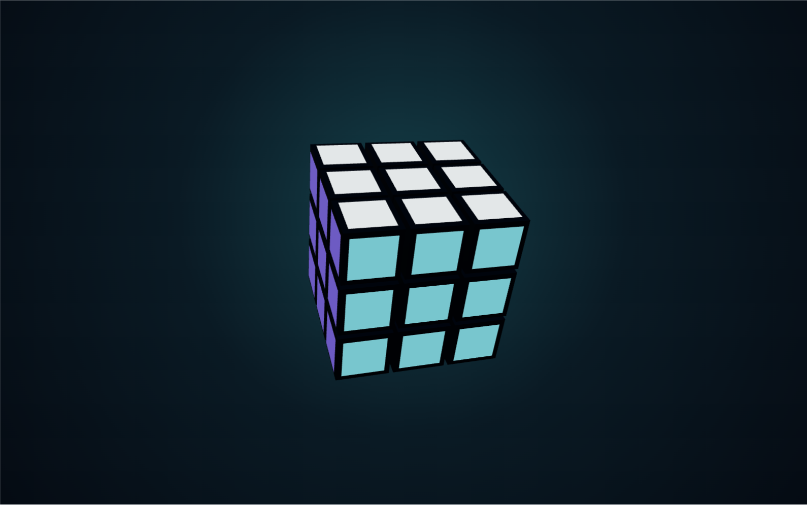 Prism Cube rendered in the portfolio viewer